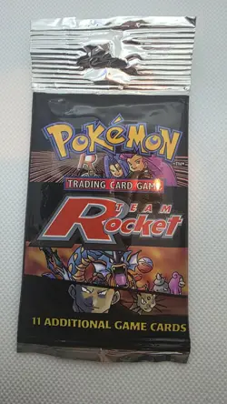 🚀💀 Pokemon Team Rocket Booster Pack 💀🚀✨ Unlimited Edition • Vintage WOTC - Image 3