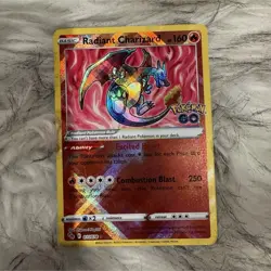 Pokemon Radiant Charizard Radiant Rare Holo 011/078 Pokemon GO 160 HP - Image 1