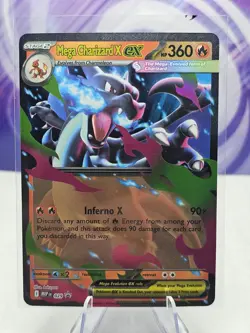 Mega Charizard X ex 029 Me: Mega Evolution Promo Holo Pokemon NM - Image 1