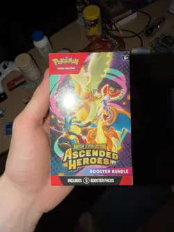 Pokemon TCG Mega Evolution-Ascended Heroes Booster Bundle 6 Packs 60 Cards - Image 1