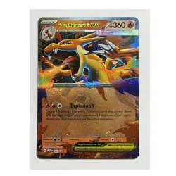 Mega Charizard Y EX 030 ME: Mega Evolution Promo Full Art Holo English NM - Image 1