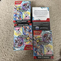 Pokemon TCG Scarlet & Violet Journey Together Booster Bundle (LOT OF 4) - Image 1