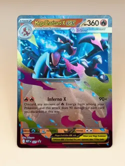 Pokemon TCG ~ Mega Charizard X ex ~ 029 Mega Evolution Black Star Promo : M/NM - Image 1