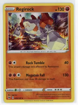 Pokemon TCG - Regirock 89/185 - Vivid Voltage - Holo Rare - Image 1