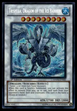 Hidden Arsenal 4 #HA04-EN060 Trishula, Dragon of the Ice Barrier - Image 1