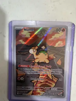 Numel 223/217 ASC 2026 Holo Rare Basic Fire Pokemon Card HP 80 Ability - Image 1