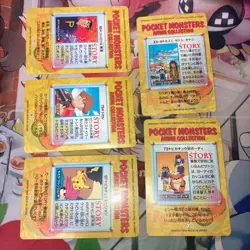 Bandai Pokemon Card Anime Collection Trading Card 1998 Rare Vintage Set - Image 2