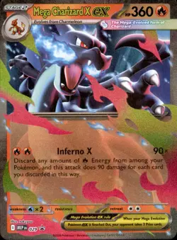 Mega Charizard X ex 029 Holo - Pokemon ME: Mega Evolution Promo - NM - Image 1