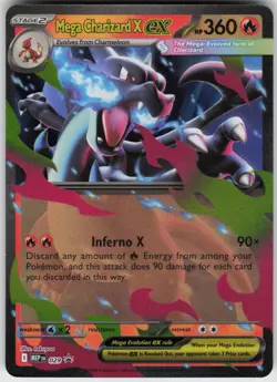 Mega Charizard X ex - 029 029 Promo ME: Mega Evolution Promo Pokemon Near Mint - Image 1