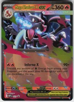 Mega Charizard X ex - 029 029 Promo ME: Mega Evolution Promo Pokemon Near Mint - Image 1