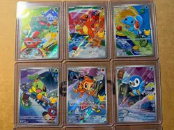 Pokemon 2026 First Partner Series 1 llustration Collection Full Set of 9 Promo - Image 2