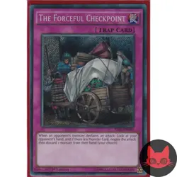 Yugioh The Forceful Checkpoint TDIL-EN080 Secret Rare 1st Edition NM - Image 1