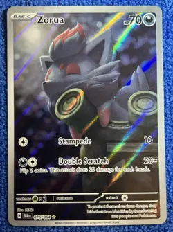 Pokemon TCG - Zorua 075/064 Shrouded Fable - Holo, Illustration Rare, Full Art - Image 1