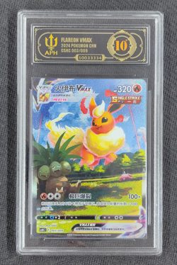APH Black 10 Pokemon Flareon VMAX Holo 2024 003/009 CSHC S.Chinese - Image 1