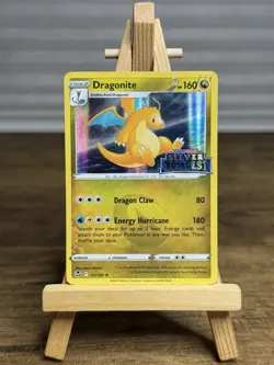 Pokemon TCG Exclusive Dragonite 131/195 Silver Tempest Stamped Promo NM - Image 1