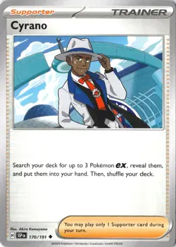 4x Cyrano PLAYSET 170/191 Surging Sparks SSP Pokemon TCG NM - Image 2