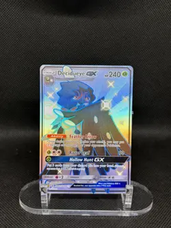 Pokemon Decidueye GX SV47/SV94 Hidden Fates Shiny Vault Shiny Holo Full Art - Image 1