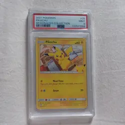 Pokemon TCG Pikachu 2021 McDonald's Collection #25 PSA 9 - Image 3