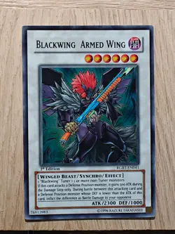 RGBT-EN041 | Blackwing Armed Wing | Super Rare (1st Edition) YuGiOh 2 - Image 1