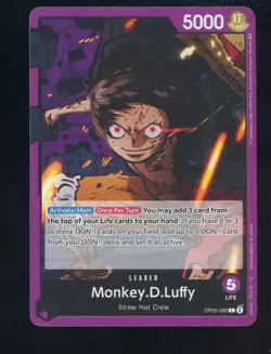 One Piece English Monkey D. Luffy OP05-060 Regular Anime 25th collection - Image 1