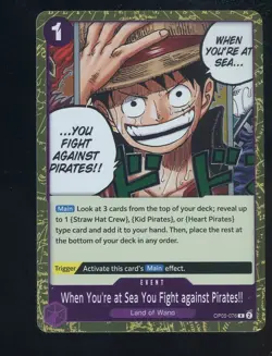2023 One Piece EN When You're at Sea You Fight against Pirates!! #OP05-076 - Image 1