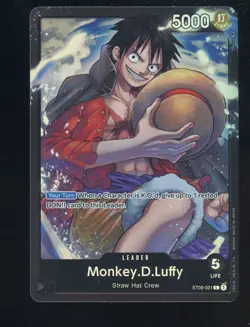 Monkey.D.Luffy (001) ST08-001 Starter Deck 8: Monkey.D.Luffy Foil Gold - Image 1