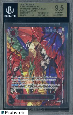 2025 One Piece Carrying On His Will #091 St Marcus Mars Special Alt Art BGS 9.5 - Image 1