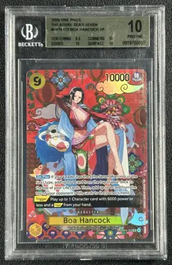 BOA HANCOCK BGS 10 PRISTINE 2026 ONE PIECE AZURE SEA'S SEVEN #OP14-112 SPECIAL - Image 1