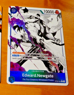 ONE PIECE ENGLISH CARD GAME CARTE EDWARD NEWGATE ST22-003 ALT ST EN MINT - Image 1