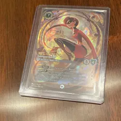 Disney Lorcana Elastigirl-Determined Rescuer Enchanted Wilds Unknown 239/204 - Image 1