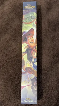 Disney Exclusive Lorcana Wilds Unknown Toy Story Foil Playmat Mat In Hand - Image 1