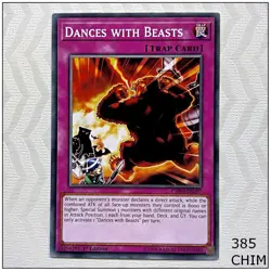 Dances with Beasts - CHIM-EN097 - Common 1st Edition Yugioh - Image 1