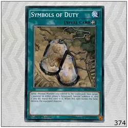 Symbols of Duty - LDK2-ENJ33 - Common 1st Edition Yugioh - Image 1