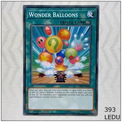 Wonder Balloons - LEDU-EN049 - Common 1st Edition Yugioh - Image 1