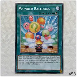 Wonder Balloons - NECH-EN055 - Common 1st Edition Yugioh - Image 1