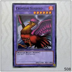 Crimson Sunbird - CBLZ-EN090 - Common 1st Edition Yugioh - Image 1