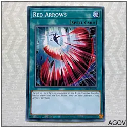 Red Arrows - AGOV-EN096 - Common 1st Edition Yugioh - Image 1