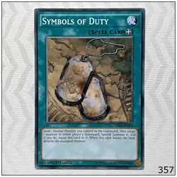 Symbols of Duty - LDK2-ENJ33 - Common 1st Edition Yugioh - Image 1