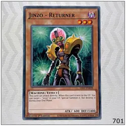 Jinzo - Returner - LED7-EN039 - Common 1st Edition Yugioh - Image 1