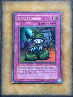 Yugioh Graverobber PSV-008 Super Rare Original Print LP - Image 1