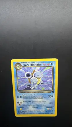 Dark Blastoise 20/82 Team Rocket Regular Pokemon Card - Ungraded - Image 5