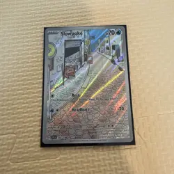 Pokemon Card Slowpoke 204/198 With Pokemon Case L illustration Rare - Image 1