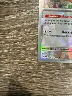 Pokemon Eevee TCG Master Ball Pattern 074/131 Prismatic Evolutions Holo Card - Image 5