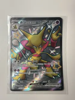 Alakazam EX 215/091 Paldean Fates Pokemon Card Near Mint Condition - Image 1