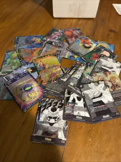 DBZ Fusion World + MORE TCG, 1200+ C/UC/R Card Bulk Lot plus 16L & 92 Code Cards - Image 1