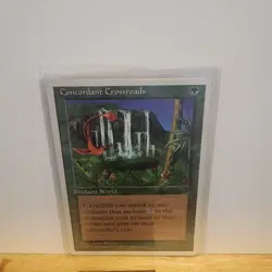 1995 Magic The Gathering Concordant Crossroads Chronicles Edition MTG Card - Image 1