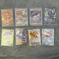 Pokemon Lot Of 8 V, GX And EX Cards - Image 1