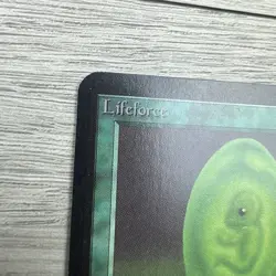 MTG Lifeforce Unlimited Rare Green Enchantment Vintage Magic Card MP - Image 4