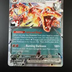 Charizard EX 125/197 Obsidian Flames Play! Prize Pack Holo Pokemon Card - Image 3