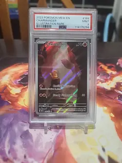 Pokemon Charmander Illustrator Rare Card 168/165 PSA 9 Mint 151 TCG - Image 1